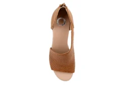 Journee Collection Womens Aretha Wedge Sandal - Cognac -Best Shoes Specialty Store US 01 102153 05