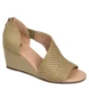 Journee Collection Womens Aretha Wedge Sandal - Taupe