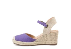 Journee Collection Womens Ashlyn Wedge Sandal - Purple -Best Shoes Specialty Store US 01 102163 03