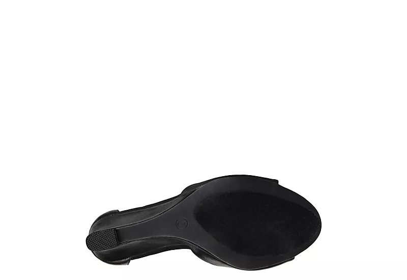 Journee Collection Womens Connor Wedge Sandal - Black 7 Journee Collection Womens Connor Wedge Sandal - Black - Image 7