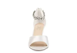 Journee Collection Womens Connor Wedge Sandal - White -Best Shoes Specialty Store US 01 102219 02