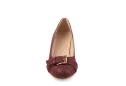 Journee Collection Womens Graysn Pump - Wine -Best Shoes Specialty Store US 01 102246 02