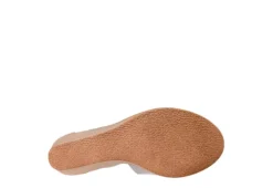 Journee Collection Womens Kedzie Wedge Sandal - Grey -Best Shoes Specialty Store US 01 102267 06