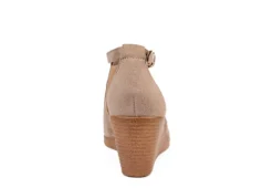 Journee Collection Womens Kedzie Wedge Sandal - Taupe 11 Journee Collection Womens Kedzie Wedge Sandal - Taupe -Best Shoes Specialty Store US 01 102269 04