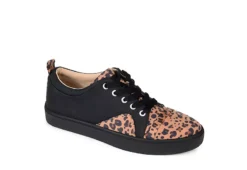 Journee Collection Womens Kyndra Sneaker - Leopard