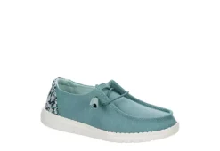 Heydude Womens Wendy Slip On Sneaker - Turquoise