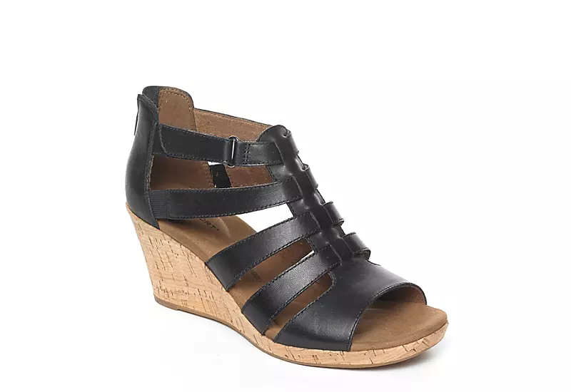 Rockport Womens Briah Gladiator Sandal - Black 1 Rockport Womens Briah Gladiator Sandal - Black