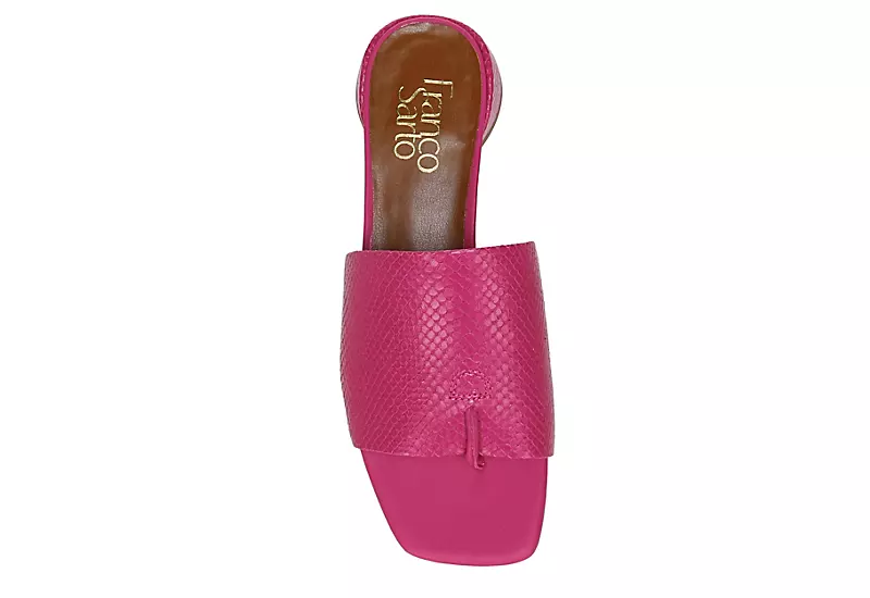 Franco Sarto Womens Loran Sandal - Fuschia 6 Franco Sarto Womens Loran Sandal - Fuschia - Image 6