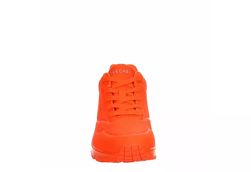 Skechers Womens Uno Sneaker - Orange 3 Skechers Womens Uno Sneaker - Orange - Image 3