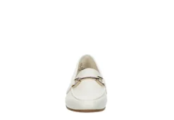 Michael By Michael Shannon Womens Silvana Loafer - White -Best Shoes Specialty Store US 01 104946 02