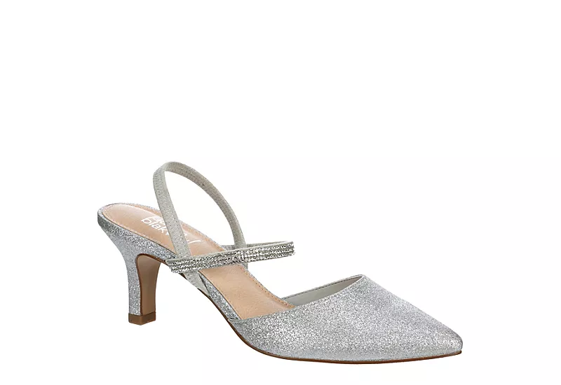 Lauren Blakwell Womens Bea Pump - Silver 1 Lauren Blakwell Womens Bea Pump - Silver