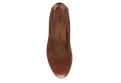 Clarks Womens Jeanette Ease Flat - Tan 12 Clarks Womens Jeanette Ease Flat - Tan -Best Shoes Specialty Store US 01 105282 05