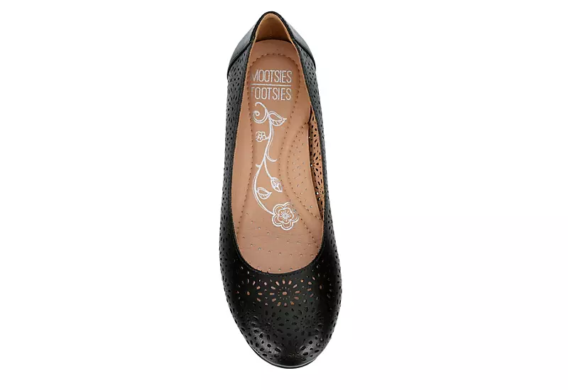 Mootsies Tootsies Womens Belva Flat - Black 6 Mootsies Tootsies Womens Belva Flat - Black - Image 6