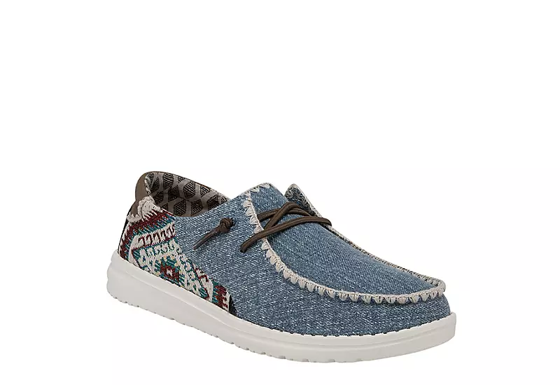 Heydude Womens Wendy Slip On Sneaker - Denim 1 Heydude Womens Wendy Slip On Sneaker - Denim