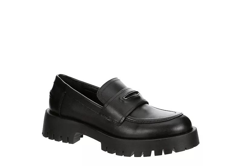 Steve Madden Womens Lawrence Loafer - Black 1 Steve Madden Womens Lawrence Loafer - Black