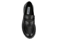 Steve Madden Womens Lawrence Loafer - Black 12 Steve Madden Womens Lawrence Loafer - Black -Best Shoes Specialty Store US 01 105703 05
