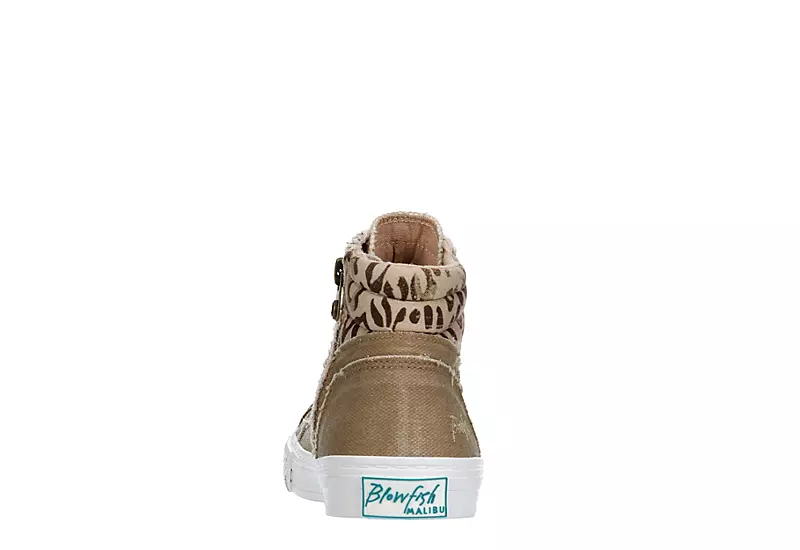 Blowfish Womens Kora High Top Sneaker - Taupe 5 Blowfish Womens Kora High Top Sneaker - Taupe - Image 5