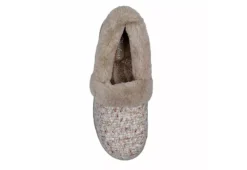 Skechers Womens Cozy Campfire Lazy Sunday Slipper - Taupe -Best Shoes Specialty Store US 01 106022 03