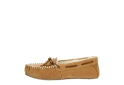 Minnetonka Womens Marj Moc Slipper - Tan -Best Shoes Specialty Store US 01 106044 03