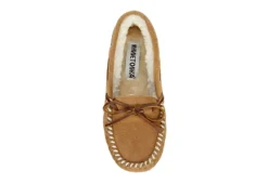 Minnetonka Womens Marj Moc Slipper - Tan -Best Shoes Specialty Store US 01 106044 05