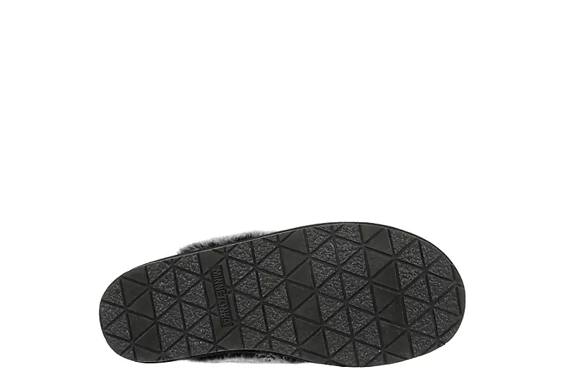 Minnetonka Womens Twyla Scuff Slipper - Black 7 Minnetonka Womens Twyla Scuff Slipper - Black - Image 7