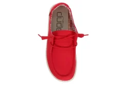 Heydude Womens Wendy Slip On Sneaker - Red 12 Heydude Womens Wendy Slip On Sneaker - Red -Best Shoes Specialty Store US 01 106161 05