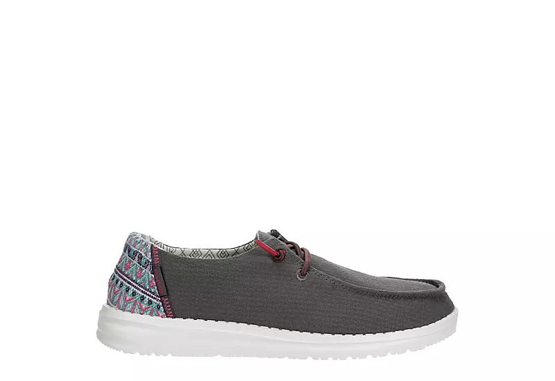 Heydude Womens Wendy Slip On Sneaker - Grey 2 Heydude Womens Wendy Slip On Sneaker - Grey - Image 2
