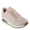 Skechers Womens Uno 2 Sneaker - Blush