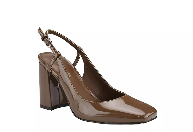 Marc Fisher Womens Valana Pump - Dark Tan 1 Marc Fisher Womens Valana Pump - Dark Tan