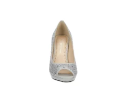 Adrienne Vittadini Womens Gervin Pump - Silver -Best Shoes Specialty Store US 01 106399 02