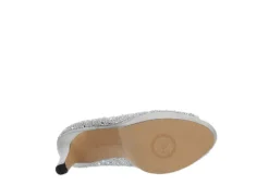 Adrienne Vittadini Womens Gervin Pump - Silver -Best Shoes Specialty Store US 01 106399 06