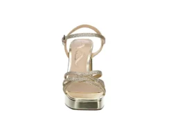 N By Nina Womens Sabrina Platform Sandal - Champagne -Best Shoes Specialty Store US 01 106405 02