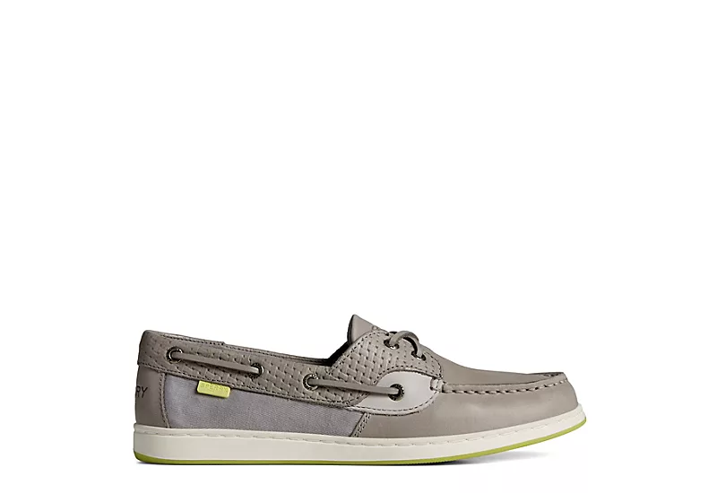 Sperry Womens Coastfish 2-eye Boat Shoe - Grey 2 Sperry Womens Coastfish 2-eye Boat Shoe - Grey - Image 2