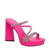 Limelight Womens Leith Platform Sandal - Fuschia