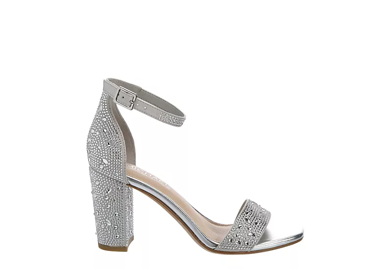 Michael By Michael Shannon Womens Stella Sandal - Silver 2 Michael By Michael Shannon Womens Stella Sandal - Silver - Image 2