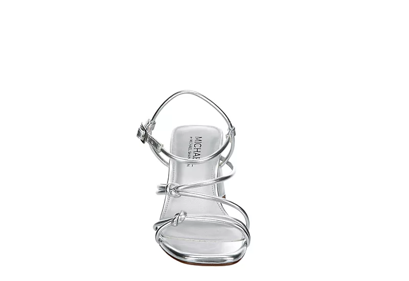 Michael By Michael Shannon Womens Tristan Sandal - Silver 3 Michael By Michael Shannon Womens Tristan Sandal - Silver - Image 3