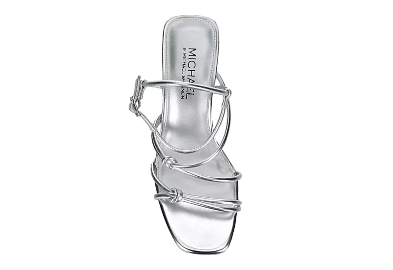 Michael By Michael Shannon Womens Tristan Sandal - Silver 6 Michael By Michael Shannon Womens Tristan Sandal - Silver - Image 6