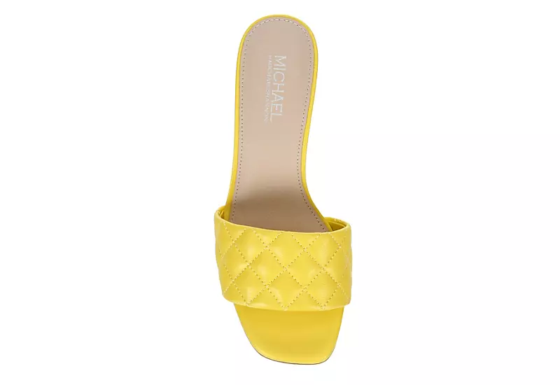 Michael By Michael Shannon Womens Riya Slide Sandal - Yellow 6 Michael By Michael Shannon Womens Riya Slide Sandal - Yellow - Image 6