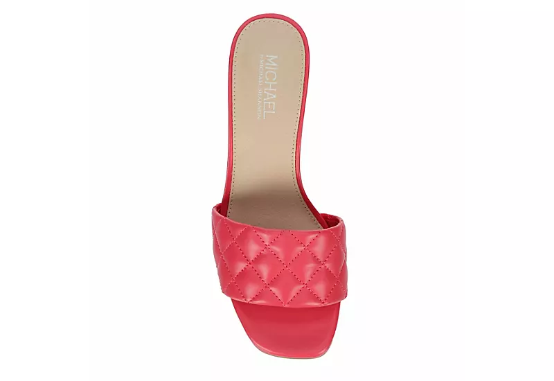 Michael By Michael Shannon Womens Riya Slide Sandal - Pink 6 Michael By Michael Shannon Womens Riya Slide Sandal - Pink - Image 6