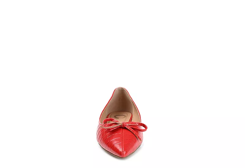 Journee Collection Womens Devalyn Flat - Red 3 Journee Collection Womens Devalyn Flat - Red - Image 3