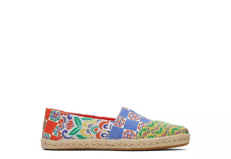 Toms Womens Alpargata Rope Espadrille - Multicolor 2 Toms Womens Alpargata Rope Espadrille - Multicolor - Image 2