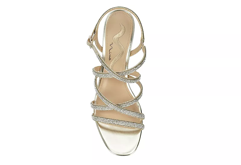 N By Nina Womens Bloom Sandal - Champagne 6 N By Nina Womens Bloom Sandal - Champagne - Image 6