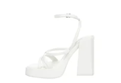 Madden Girl Womens Aces Platform Sandal - White -Best Shoes Specialty Store US 01 107543 03