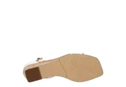 Unisa Womens Karder Wedge Sandal - White -Best Shoes Specialty Store US 01 107562 06