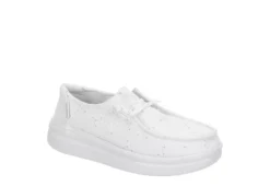 Heydude Womens Wendy Rise Slip On Sneaker - White