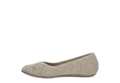 Skechers Womens Cleo 2.0 Knitty Witty Flat - Taupe -Best Shoes Specialty Store US 01 107722 03