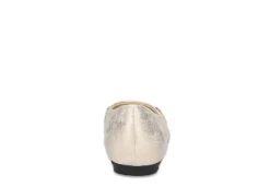 Easy Street Womens Asher Flat - Gold -Best Shoes Specialty Store US 01 108022 04