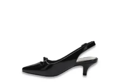 Easy Street Womens Emerin Slingback Pump - Black -Best Shoes Specialty Store US 01 108057 03