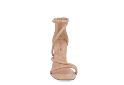 Journee Collection Womens Marza Sandal - Camel -Best Shoes Specialty Store US 01 108384 02