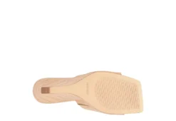 Nine West Womens Rovah Wedge Sandal - Natural -Best Shoes Specialty Store US 01 108776 04